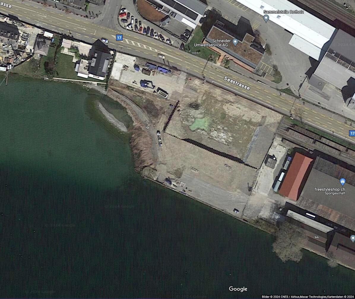 Gut 1600 Quadratmeter davon sind bebaubar – inklusive möglichem Strandanteil.