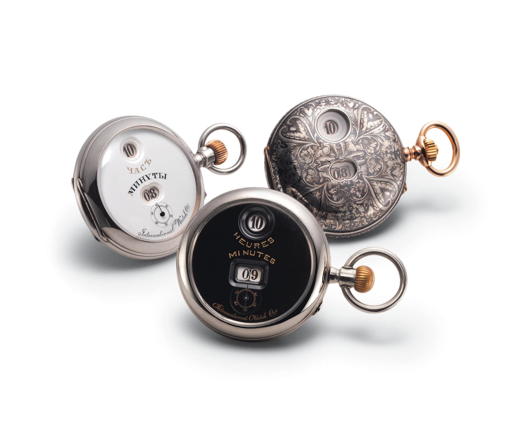 Ab circa 1884 baute IWC ihre ersten «Digitaluhren».