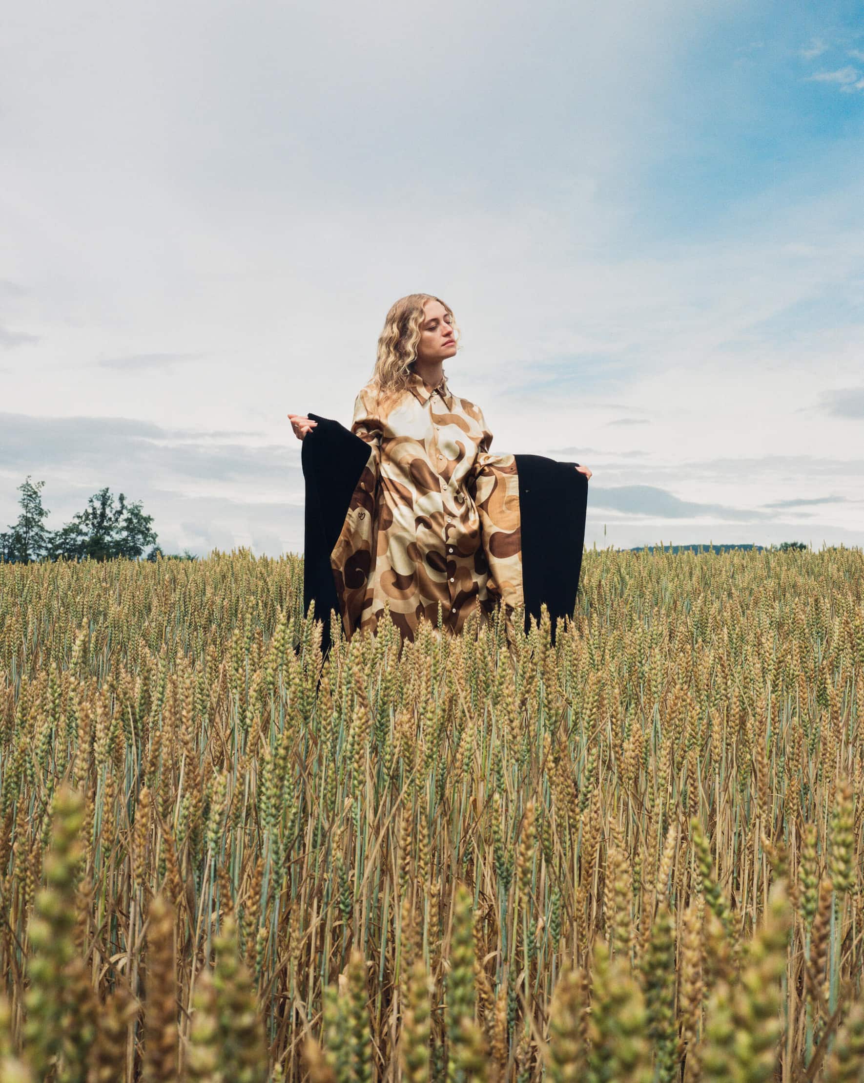 Anna Meier als Model für die neue Kollektion.