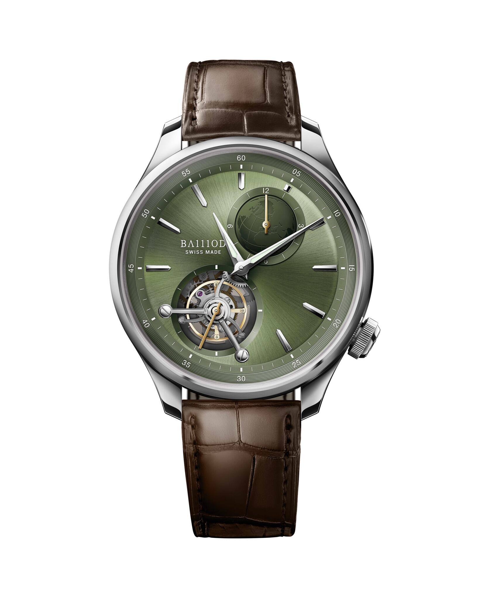 BA111OD Das Handaufzugsmodell Chapter 4.8 GMT Tourbillon Greenwich Limited Edition mit Titangehäuse hat die GMT-Anzeige auf einem Hilfszifferblatt bei ein Uhr. Fr. 7800.–