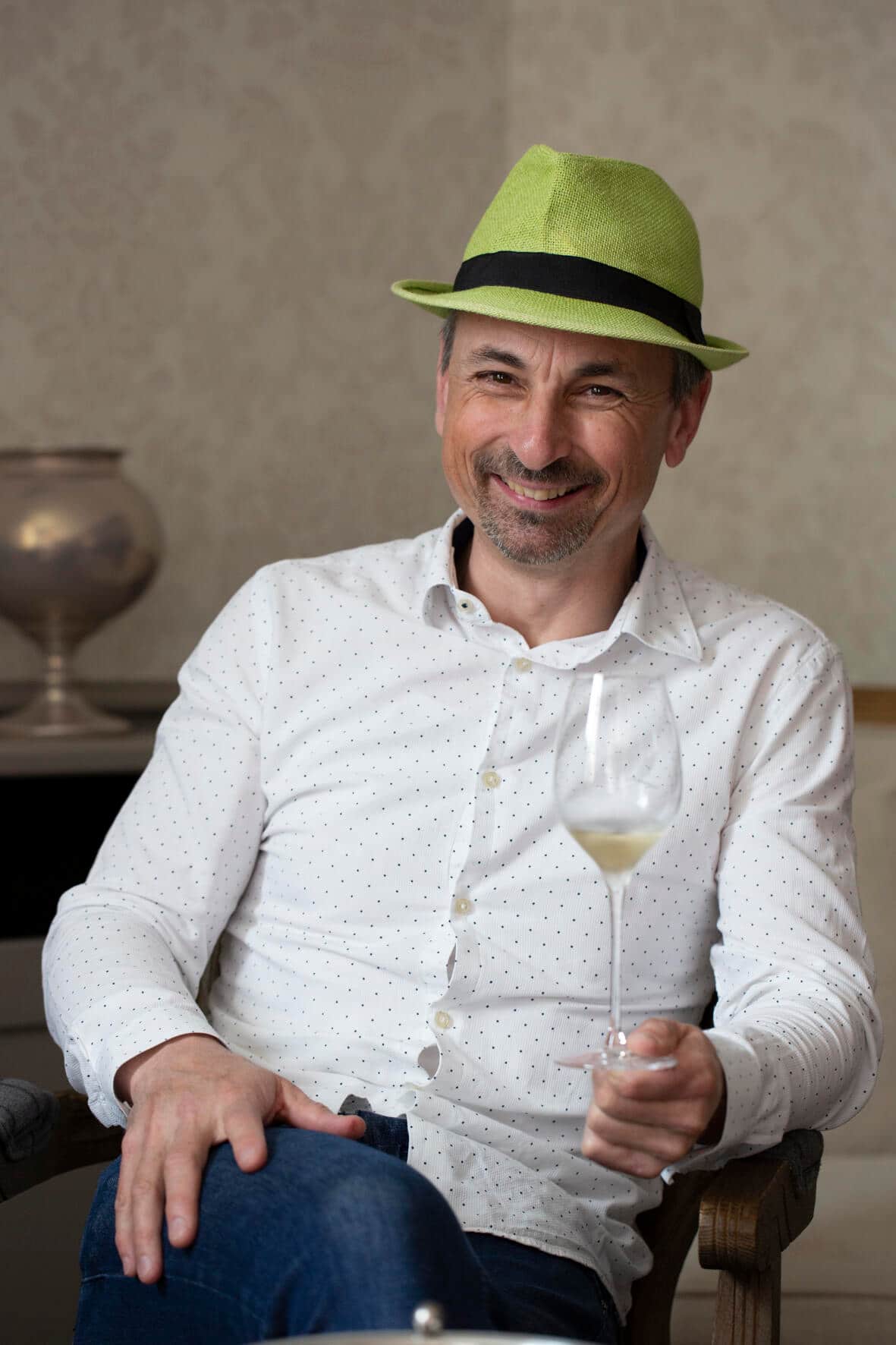 Dominik Betschart, Champagnerexperte von Les Bulles, einem Schweizer Händler für Winzerchampagner