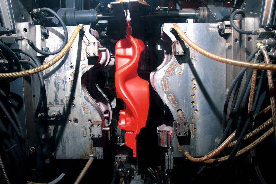 Produktion eines Bobby Car.