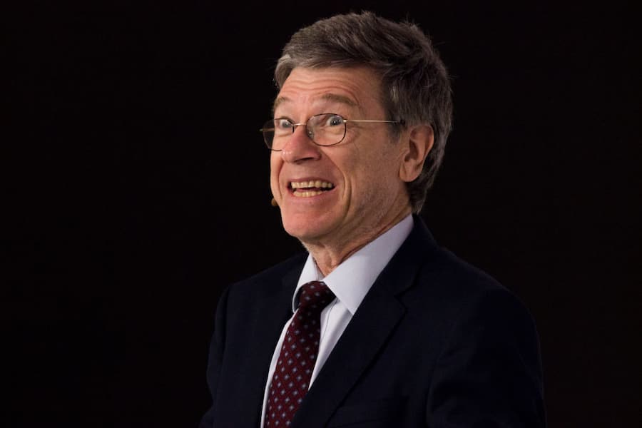 Jeffrey Sachs, Director, Center for Sustainable Development. The Earth Institute, Columbia University, speaks during the World Coffee Producers Forum in Medellin, Colombia, on Tuesday, July 11, 2017. (Photo by Daniel Garzon Herazo/NurPhoto via Getty Images)