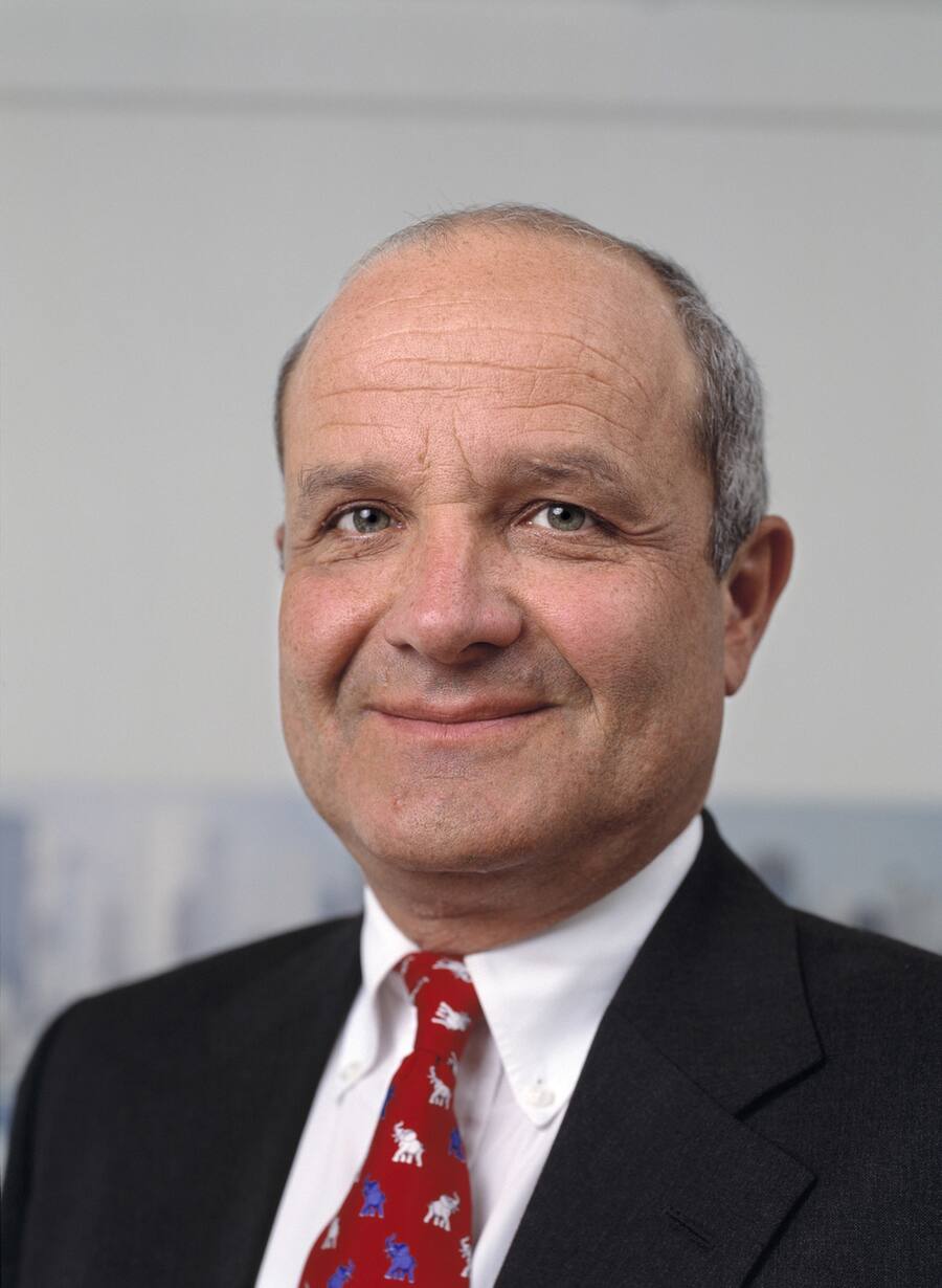 Martin Naville, CEO der Swiss-American Chamber of Commerce am 14. Juli 2005 in seinem Buero in Zuerich. (KEYSTONE/Martin Ruetschi) === , ===