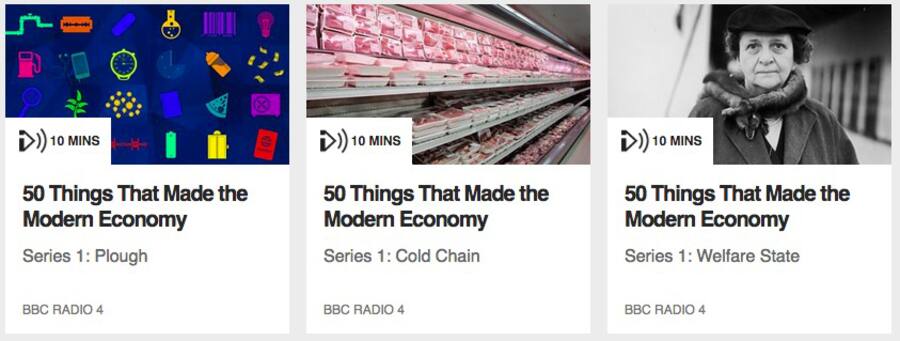 50 Things that make modern economy: Podcast