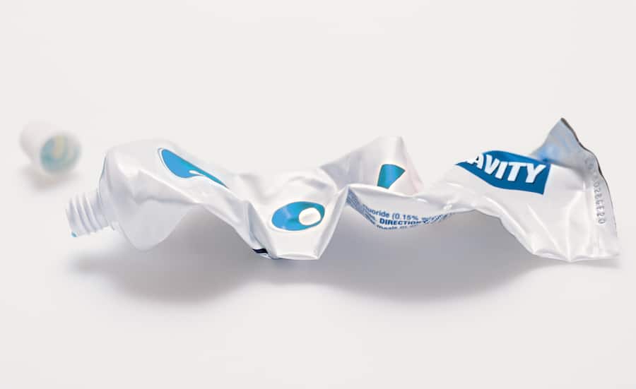 So soll eine leere Tube aussehen; Liquiglide macht's möglich.