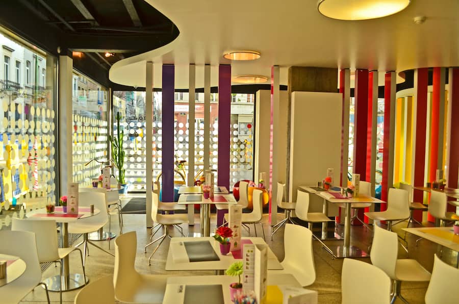 The Pantone Hotel. Brussels, Belgium. 3rd December 2016 (Photo by Claudia Beretta\Archivio Claudia Beretta\Mondadori via Getty Images)