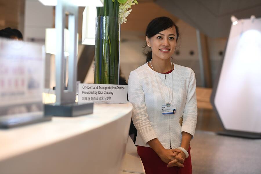 DALIAN, CHINA - JUNE 27: Jean Liu Qing, president of Didi Chuxing, attends the Annual Meeting of the New Champions 2017 (World Economic Forum's Summer Davos session) at Dalian International Conference Center on June 27, 2017 in Dalian, Liaoning Province of China. The forum is held from June 27 to 29 in Dalian. (Photo by Visual China Group via Getty Images/Visual China Group via Getty Images)