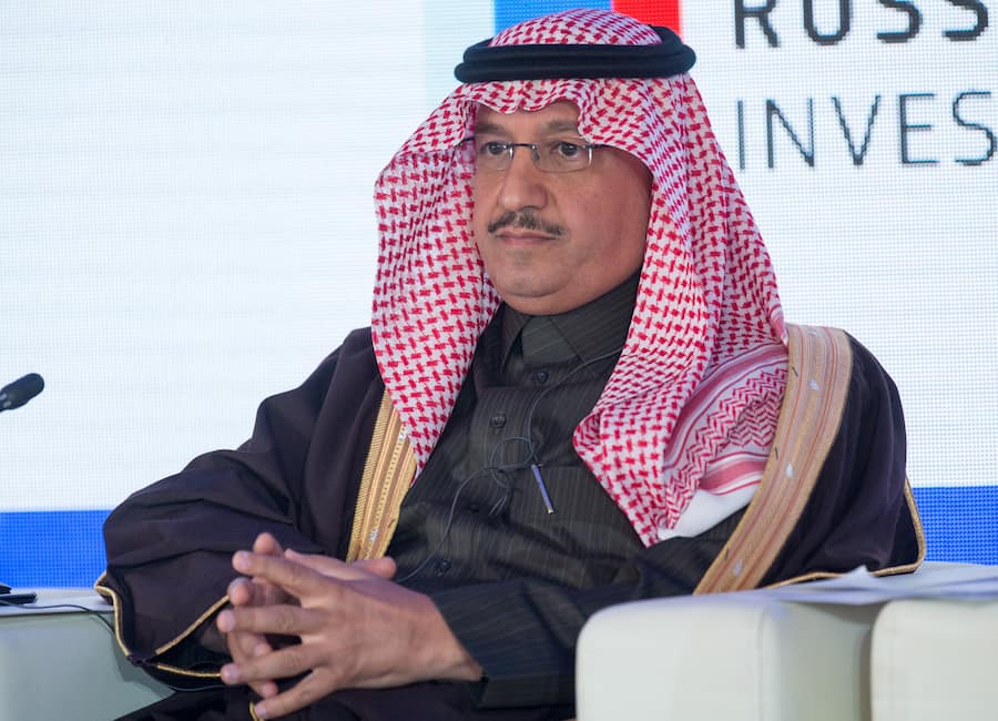 MOSCOW, RUSSIA - OCTOBER 5, 2017: SABIC Vice Chairman and CEO Yousef Abdullah Al-Benyan attends the Russian-Saudi Investment Forum at the Ritz-Carlton Moscow Hotel. Sergei Bobylev/TASS (Photo by Sergei Bobylev\TASS via Getty Images)