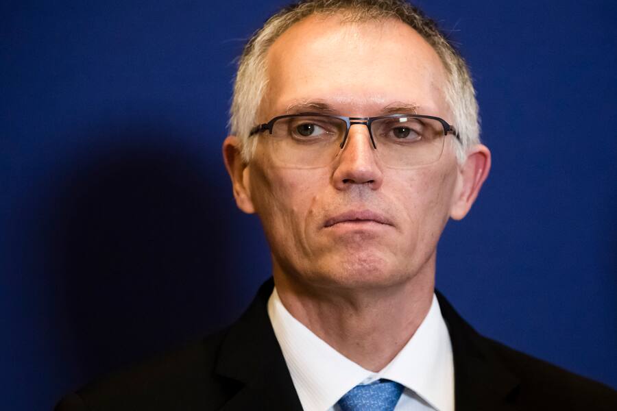 PARIS, FRANCE - MAY 22: PSA CEO, Carlos Tavares, attends a strategic meeting of the car industry sector at the French Ministry for Economy on May 22, 2018 in Paris, France. This meeting of the strategic committee was the opportunity to propose to the State in the form of a sector contract for the years 2018 to 2022, a set of reciprocal commitments. (Photo by Vincent Isore/IP3/Getty Images)