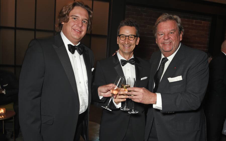 Johann Rupert (rechts).