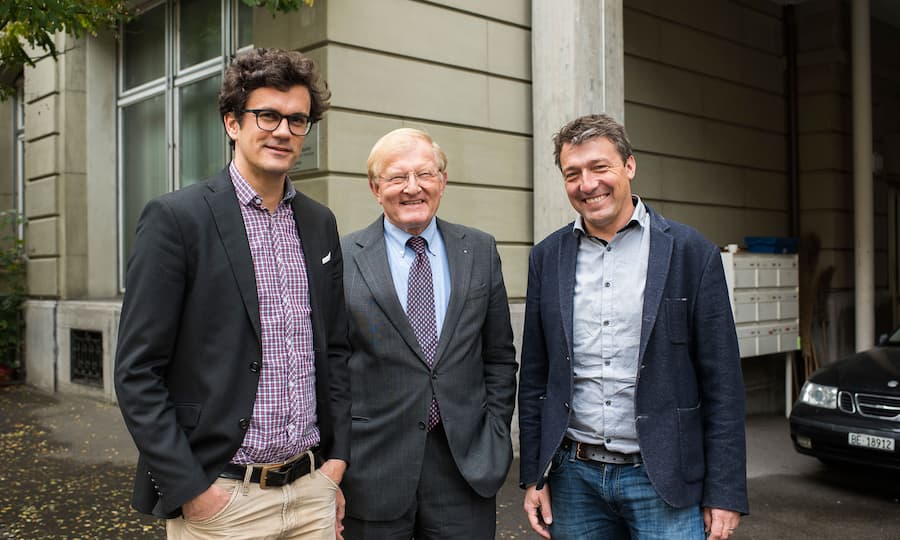 Simon Schmid, Thomas Cottier, David Vonplon