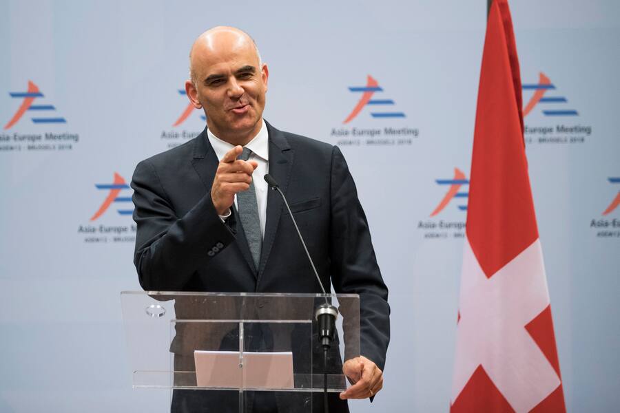 Swiss Federal President Alain Berset