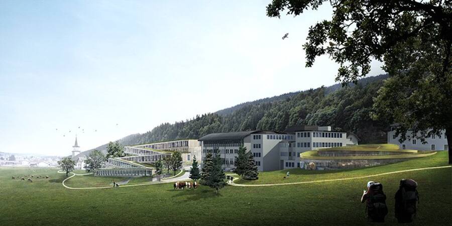 Wanderweg? Der Zick-Zack-Abgang im Sommer