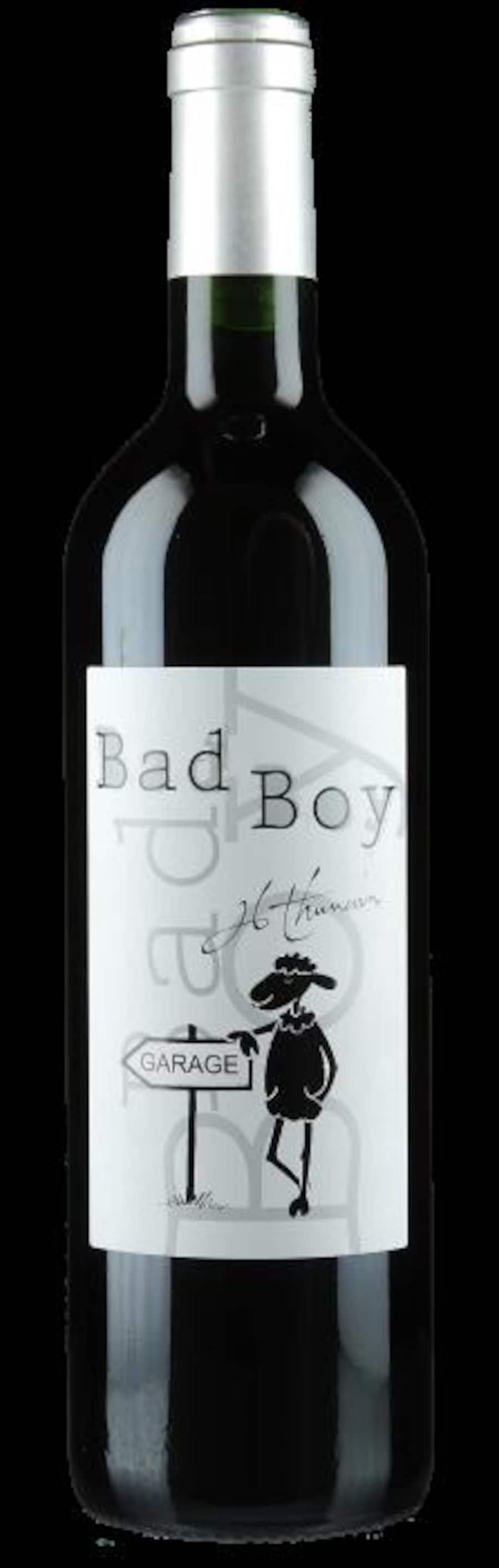 Flasche von Bad Boy Wein