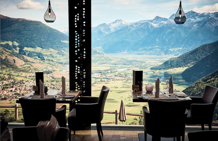 Blick aus dem Restaurant