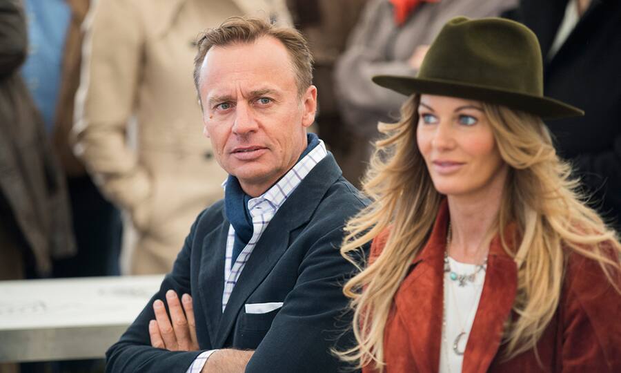 Ernesto Bertarelli und seine Frau Kirsty, Ex-Serono