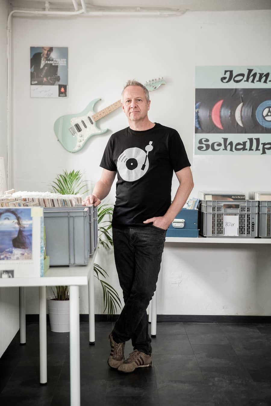 Christian Küng hat sich mit Johnny's Schallplatten einen Bubentraum erfüllt