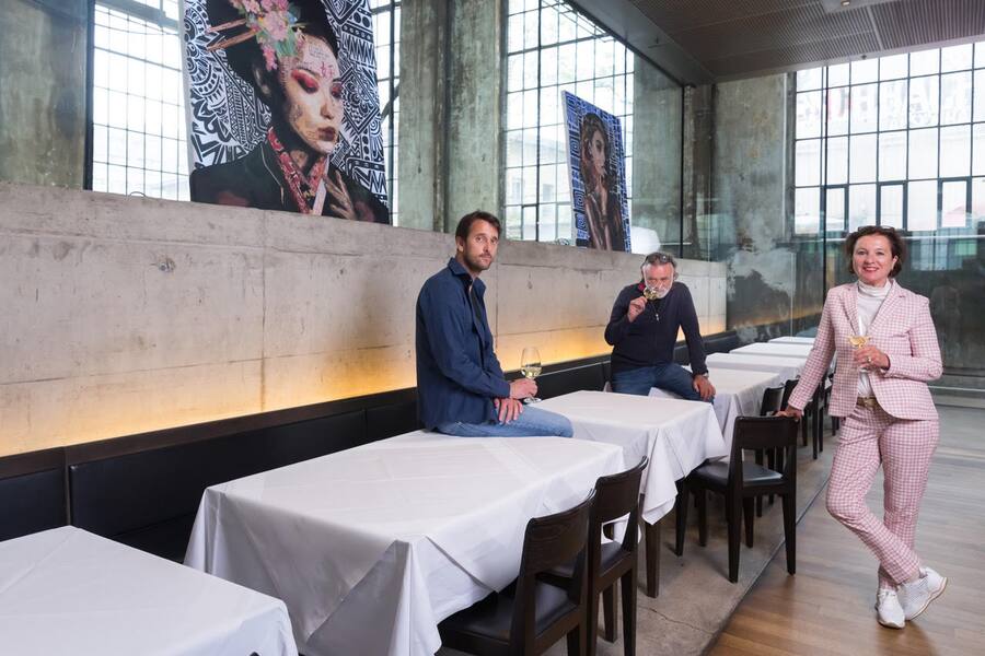 Claudine Brunner, Gastgeberin der Zürcher Business-Lunch-Hochburg LaSalle