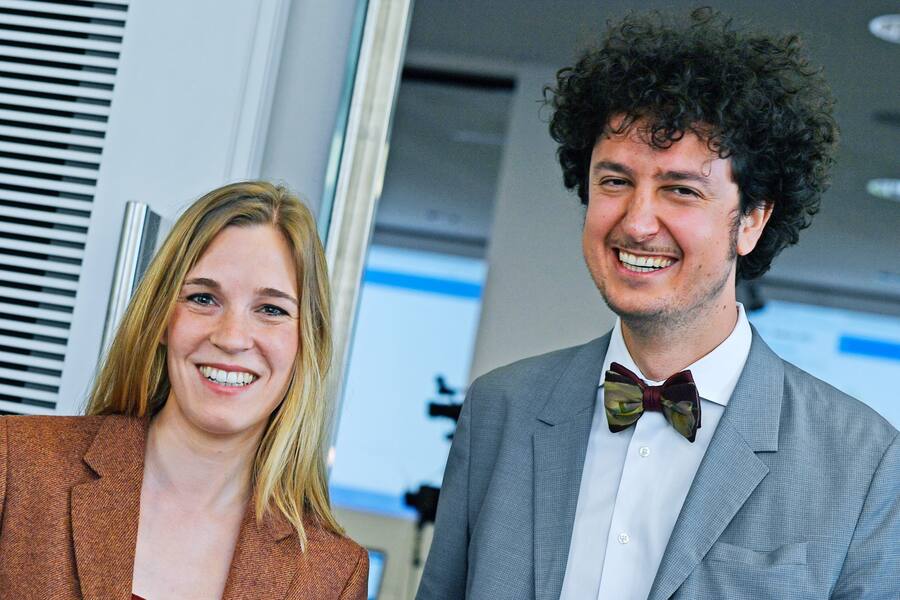 Corina Gredig und Nicola Forster