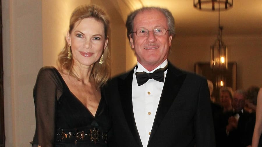 Nina Ruge (L) and Wolfgang Reitzle