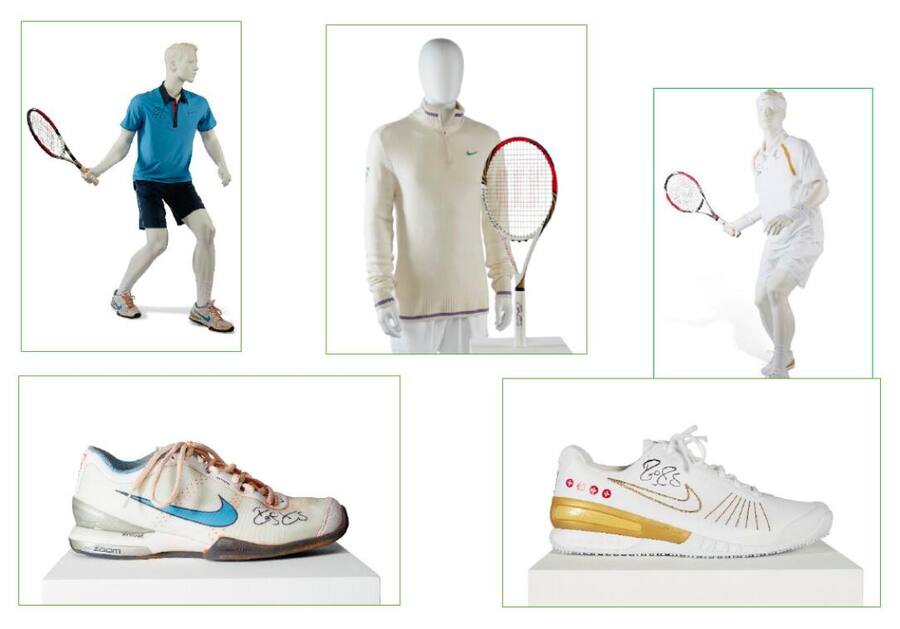 Outfits von Roger Federer