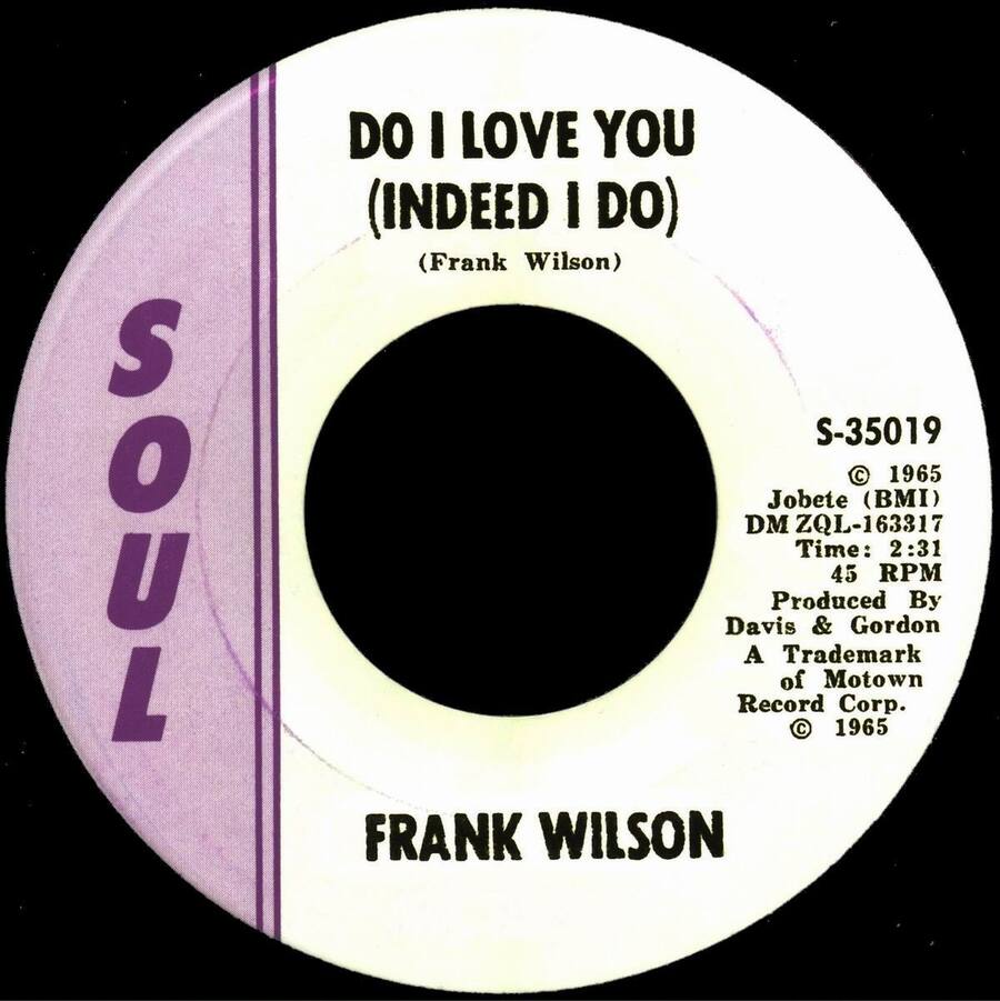 Frank Wilson do i love you