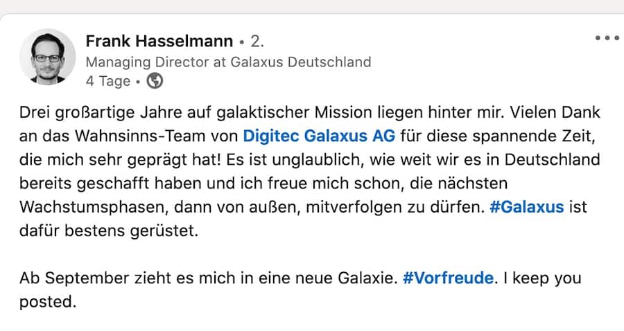Galaxus Linkedin Hasselmann