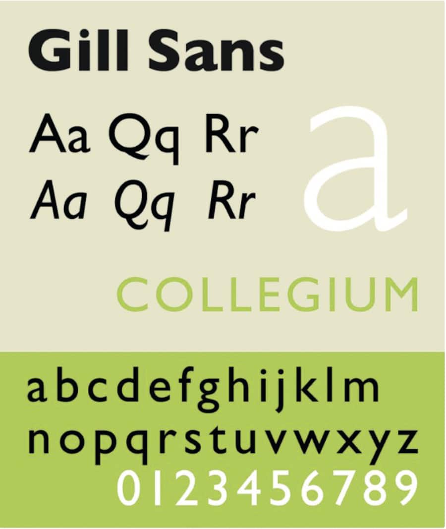 Gill Sans