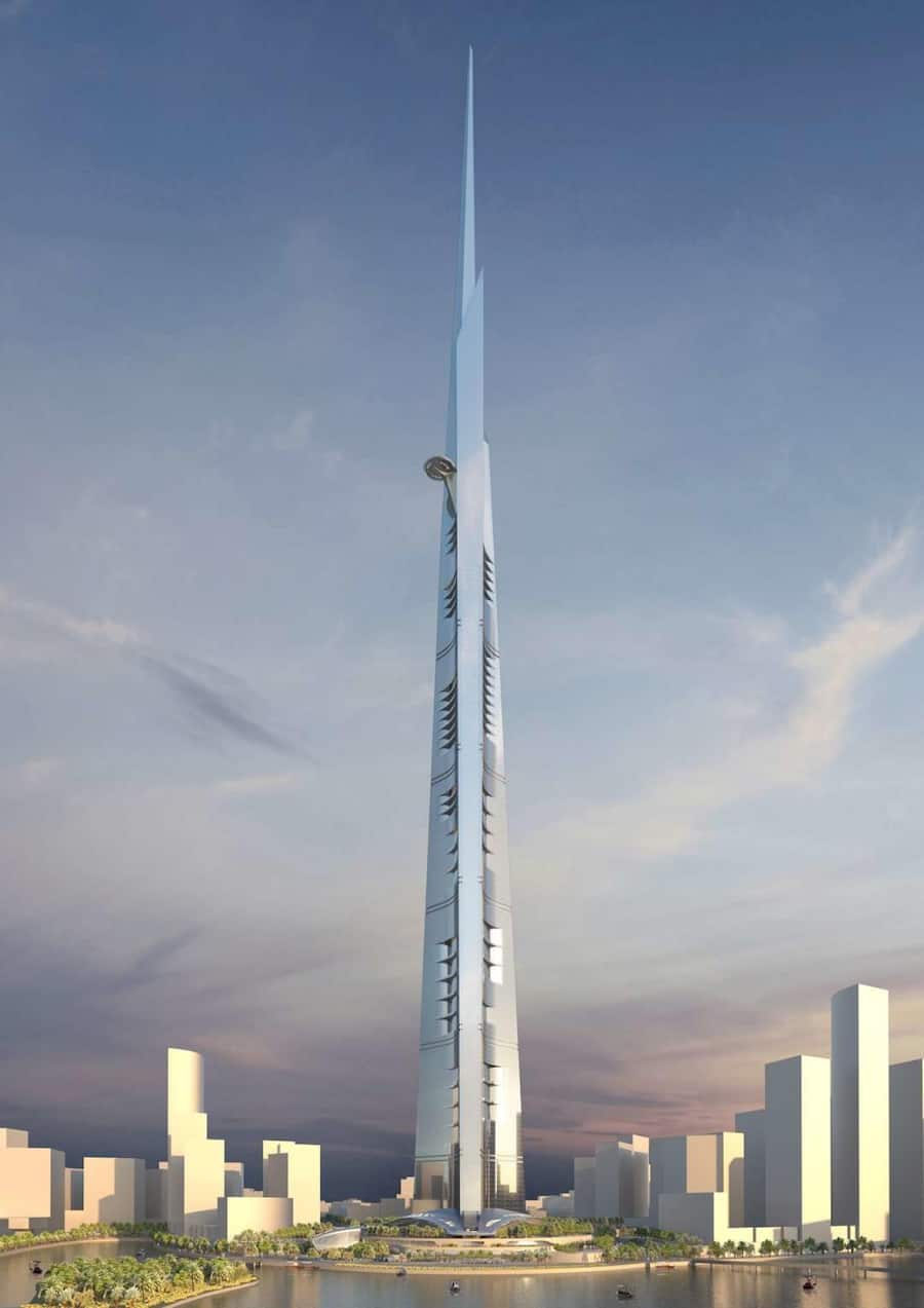 <p>So soll der Jeddah Tower nach der Fertigstellung aussehen. Höhe: 1008 Meter.</p>