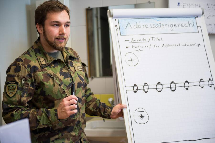 <p>Die Krisenausbildung des Militärs ist beliebt bei grossen Schweizer Firmen.</p>