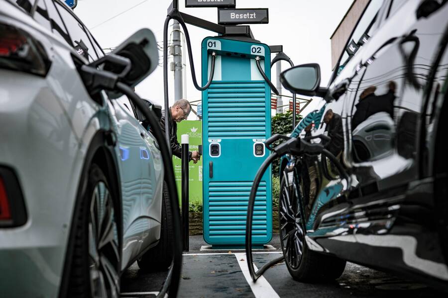 <p>Schnellladestation am Bucheggplatz.</p>