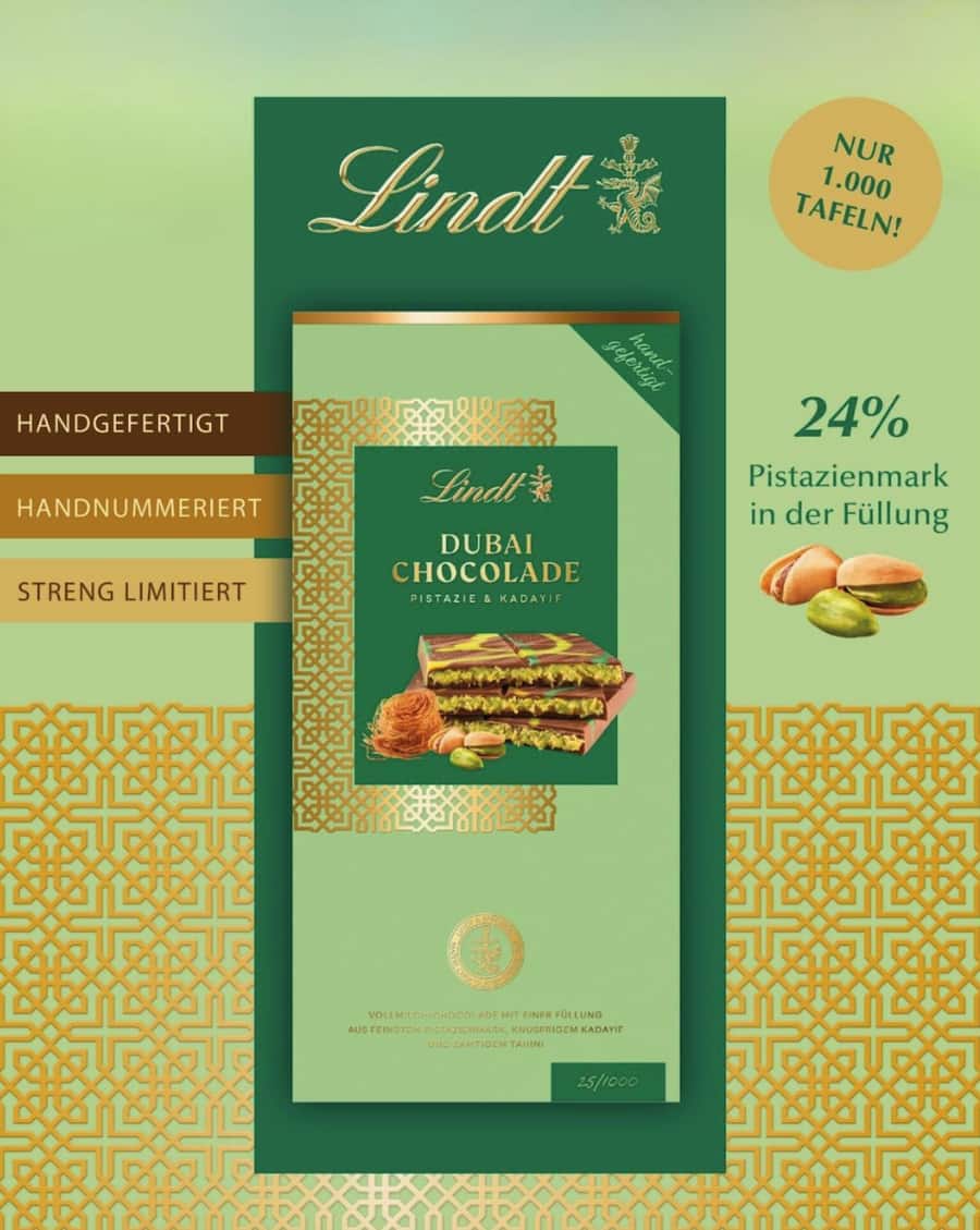 <p>Lindt & Sprüngli will sich mit einer Sonderedition ein Stück des Dubai-Schoggi-Kuchens sichern.</p>
