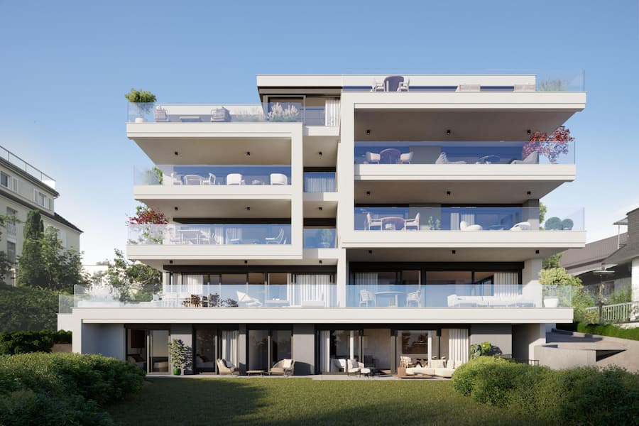 <p>33'000 Franken kostet hier der Quadratmeter: Der Luxusneubau Lake Ville in Thalwil. (Visualisierung)</p>