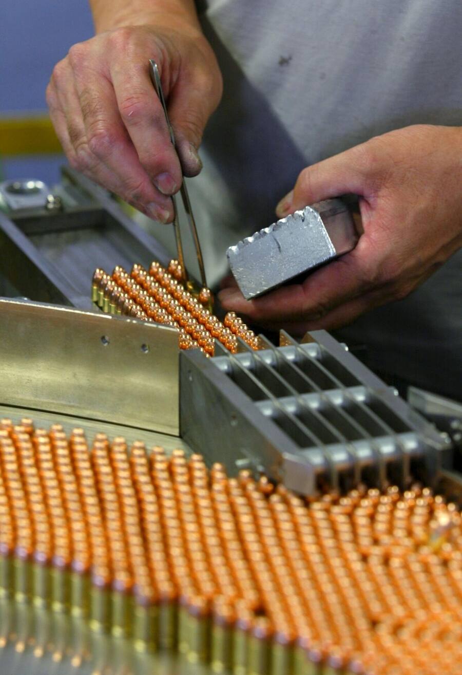 <p>Die Swiss P in Thun ist die grösste und wichtigste Lieferantin für Kleinkalibermunition der Schweizer Armee.</p>