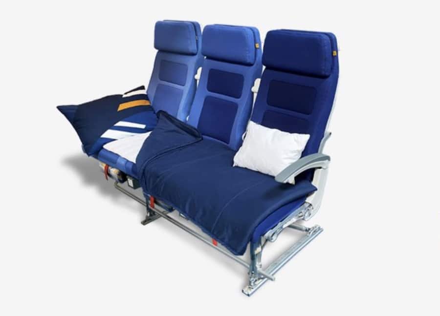 <p>Andere Airlines bieten ähnliche Konzepte. So etwa die Lufthansa mit der «Sleeper's Row».</p>