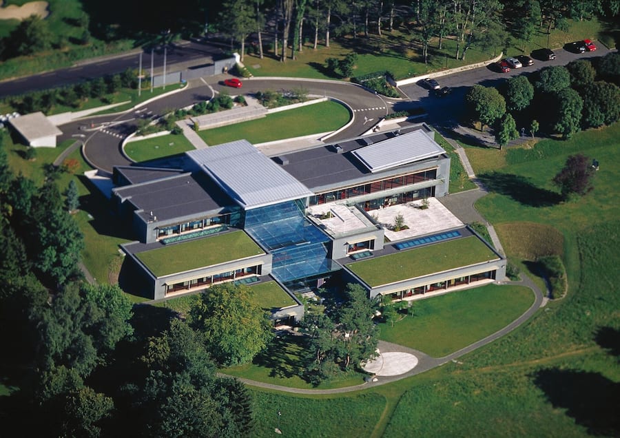 <p>Der WEF-Hauptsitz in Cologny am Genfersee. Das Anwesen von Gründer Schwab ist gleich nebenan.</p>