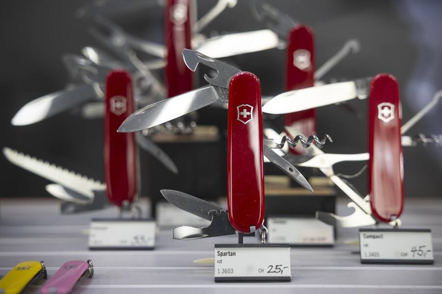 <p>Ein beliebtes Produkt von Victorinox ist das Sackmesser.</p>