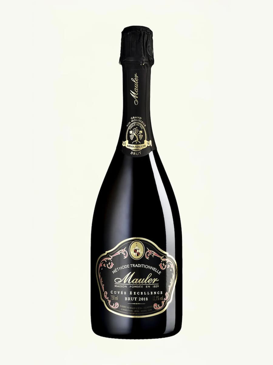 <p>hz_01_Aperokolumne_Cuvée Excellence Brut 2018_Mauler & Cie, Jura, Schweiz</p>