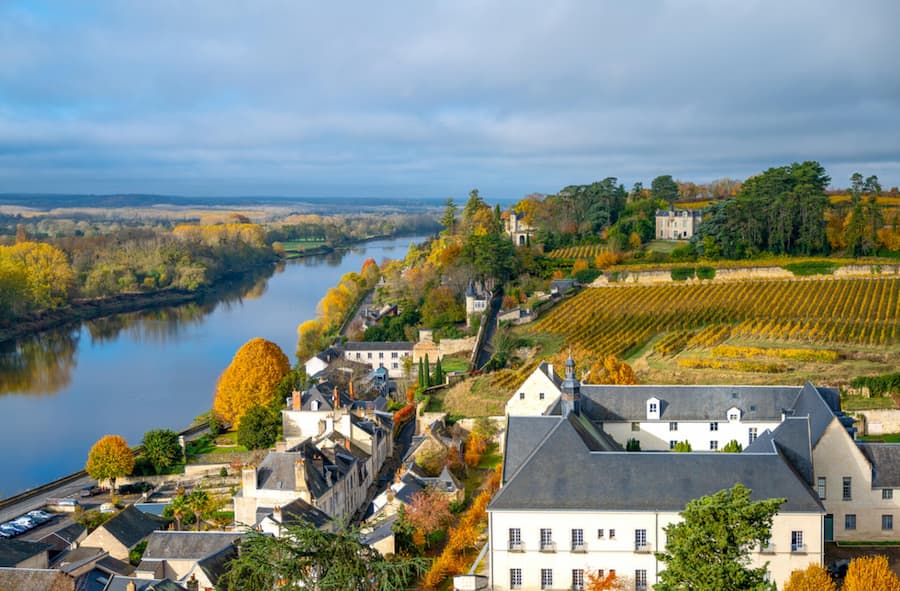 <p>Im Loire-Tal ist die Gegend um das Städtchen Chinon die Hochburg für Cabernet Franc.</p>