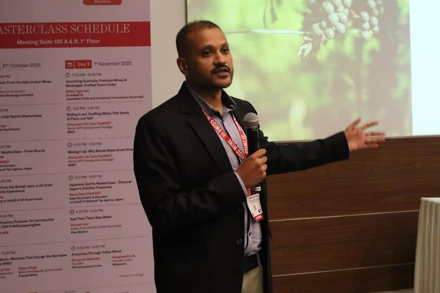 <p>Vikram Bhatnagar steht hinter dem Swiss-Wine-goes-to-India-Projekt.</p>