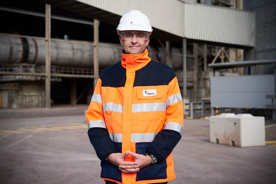 Holcim. Niklaus Traber, CEO Holcim Schweiz