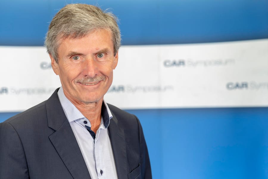 Porträt Ferdinand Dudenhöffers an einem Event.