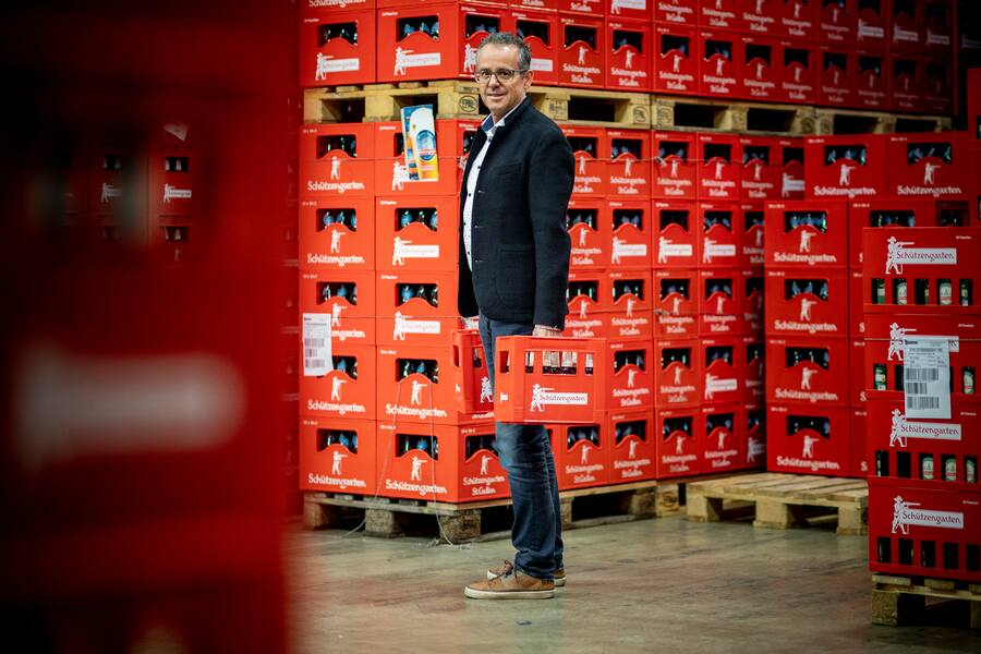 In der Brauerei Schützengarten mit CEO Reto Preisig, am 24.05.2019 in St.Gallen.