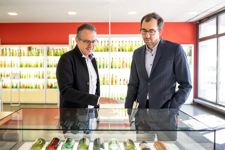 In der Brauerei Schützengarten mit CEO Reto Preisig, am 24.05.2019 in St.Gallen. Mit Journalist Michael Heim.