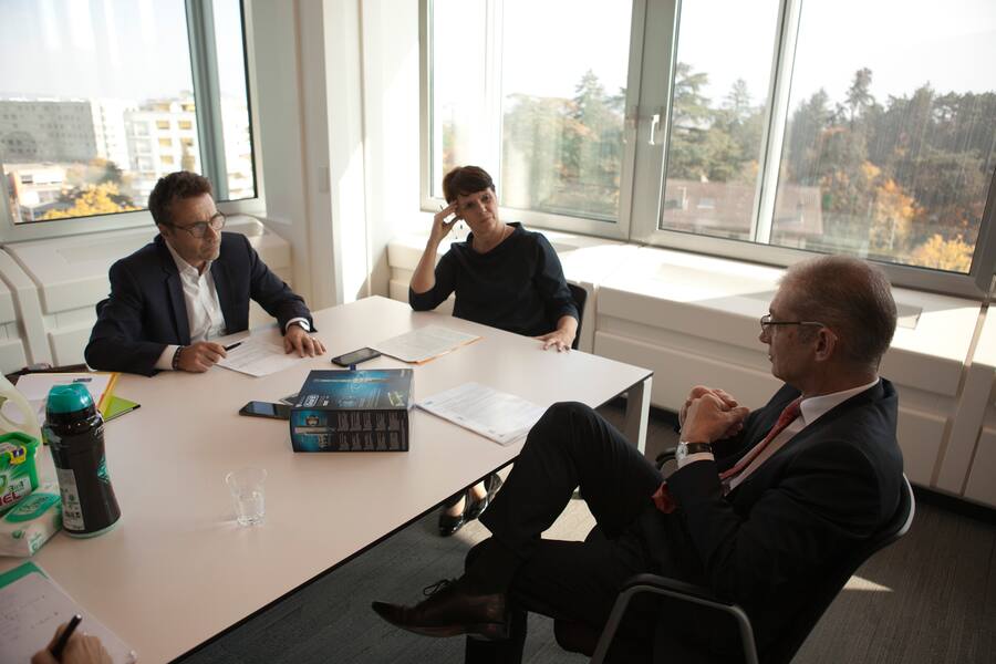 Loic Tassel, Europachef von P&G, fotografiert in der Zentrale in Genf.