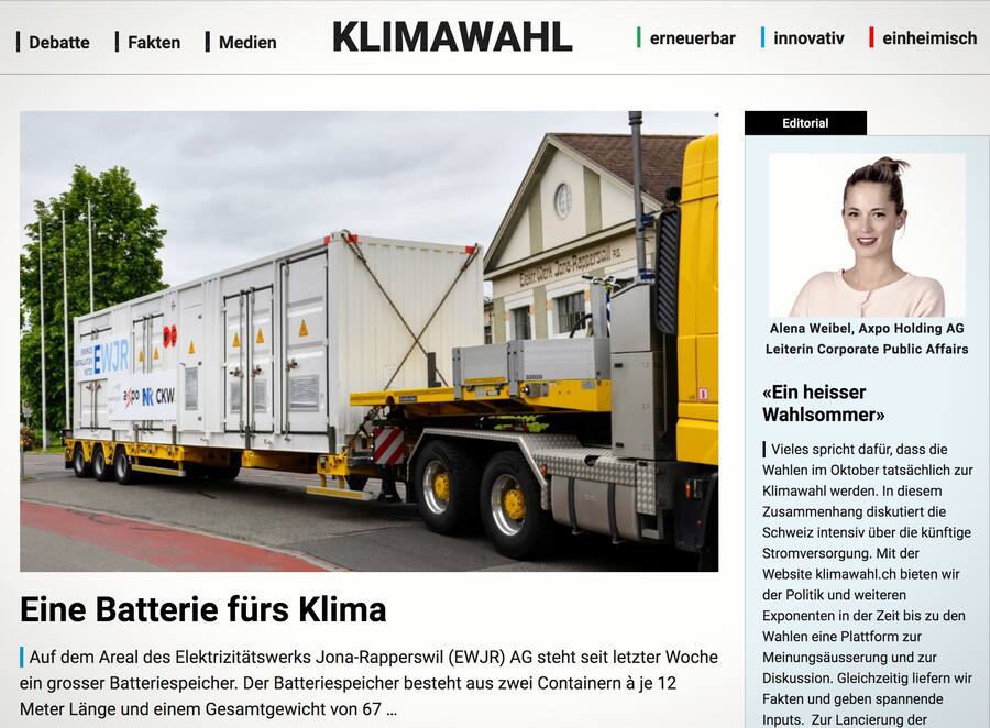 Klimawahl AKW Propaganda