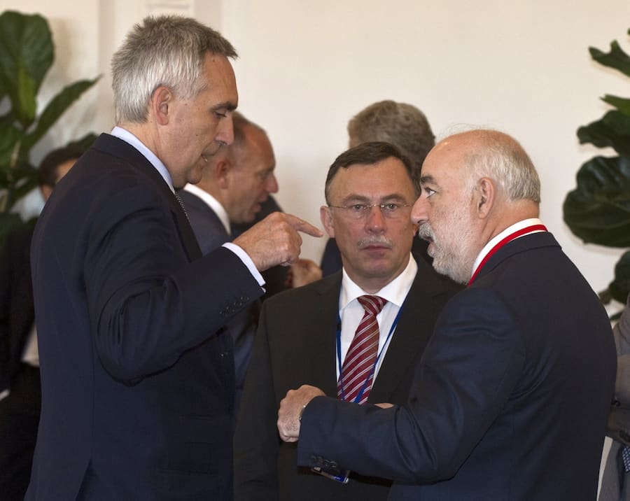 Peter Loescher und Viktor Vekselberg