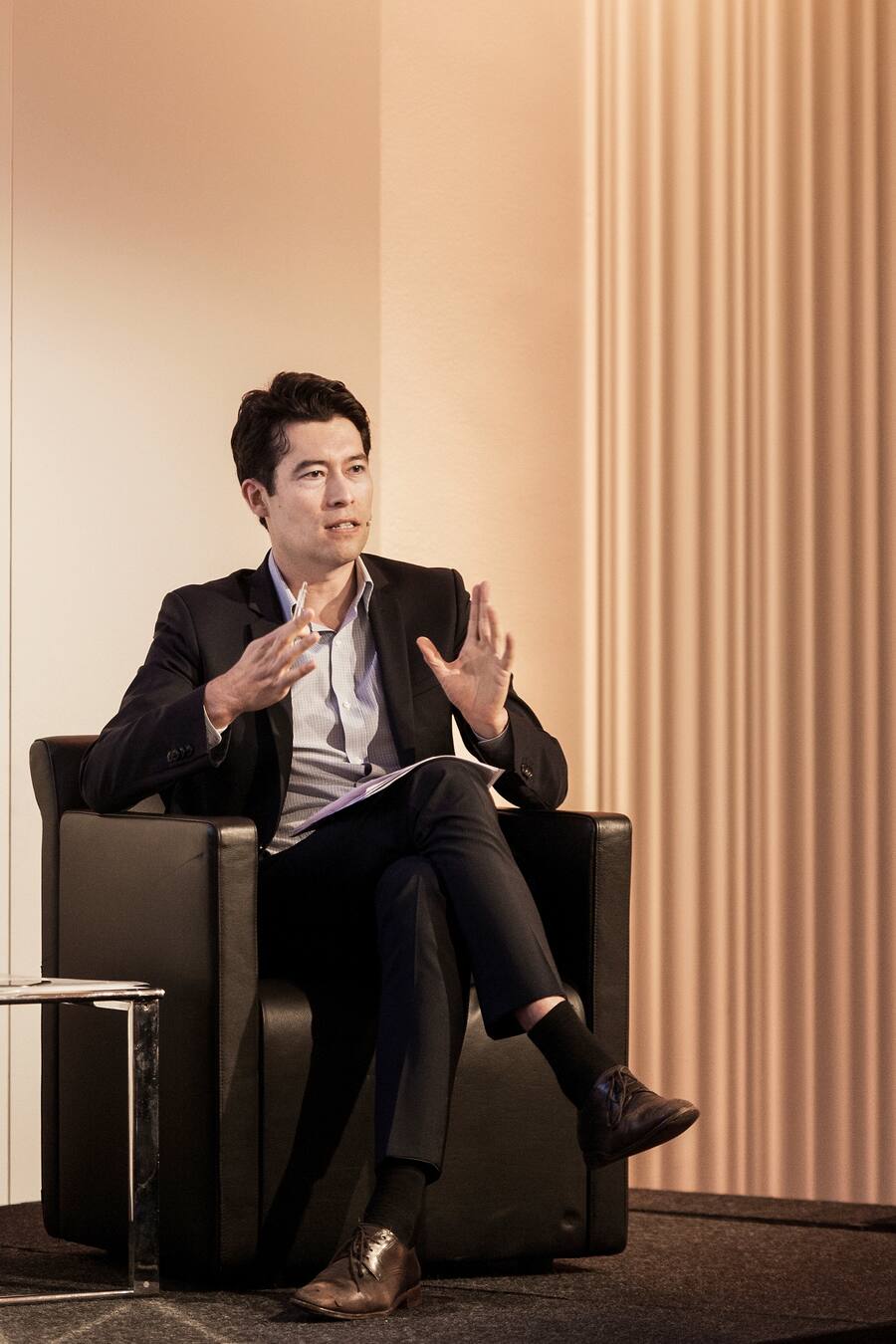 NZZ Live: Chinas Aufstieg - eine Annäherung an das Reich der Mitte Auf dem Bild: Markus Herrmann Chen (Bild: Nathalie Taiana / NZZ)