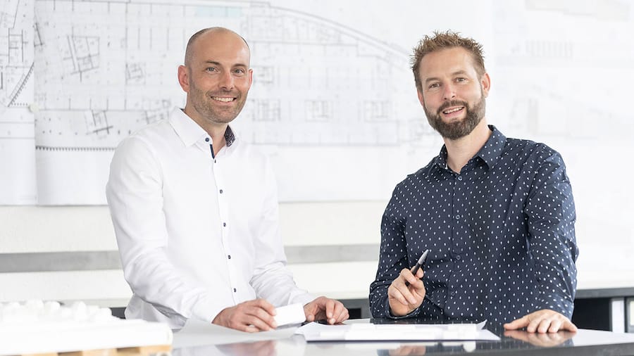 RLC Architekten Mitarbeiter Portrait und Studio Situationen.